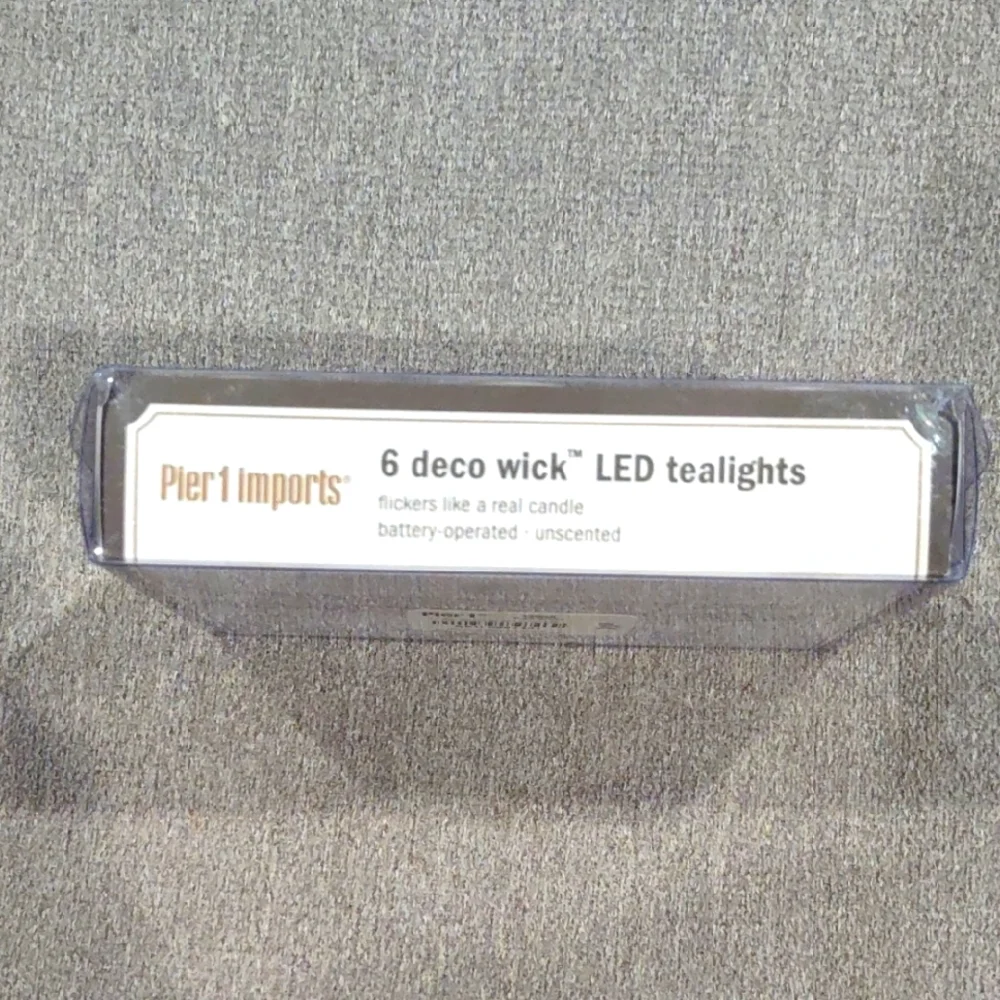 Pier 1 Imports LED Tealights, deco, battery operated